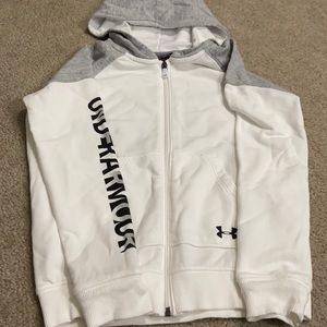 Girls underarmour sweatshirt hoodie